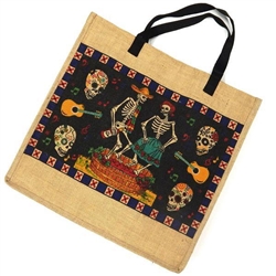 Bag, Day of the Dead Jute
