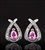 Designer Earrings, Pink Iridescent