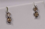 Designer Earrings, Two Stone